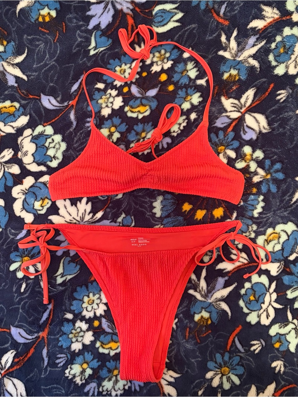 Aerie Ribbed Bikini Set (sz s)